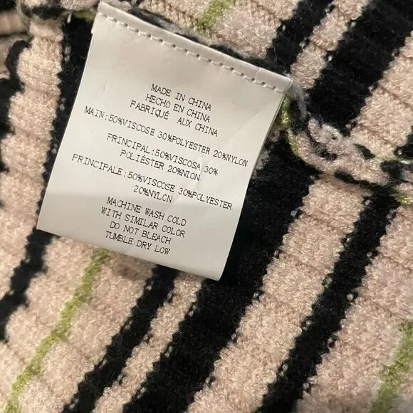 The Odells Felicity Overcoat Striped Duster Cardigan Sweater Size XS - Picture 7 of 9